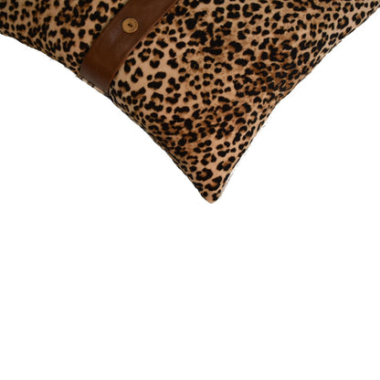 Cotton Velvet Cushion (Set of 2) - Leopard