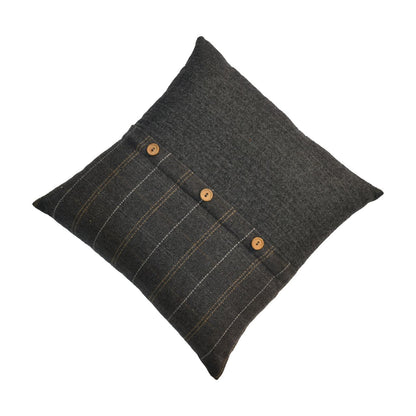 Pewter Tweed Cushion (Set of 2)