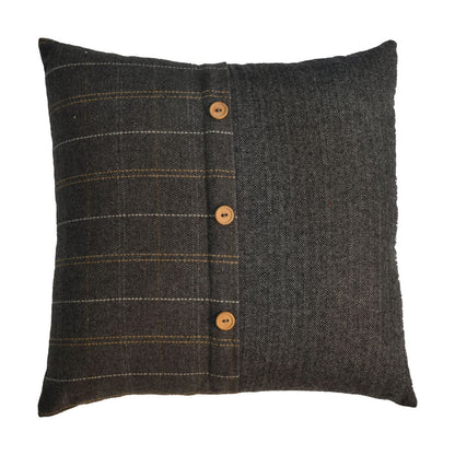 Pewter Tweed Cushion (Set of 2)