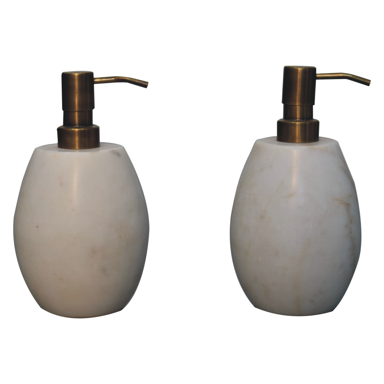White Marble Soap Dispenser (Set of 2)