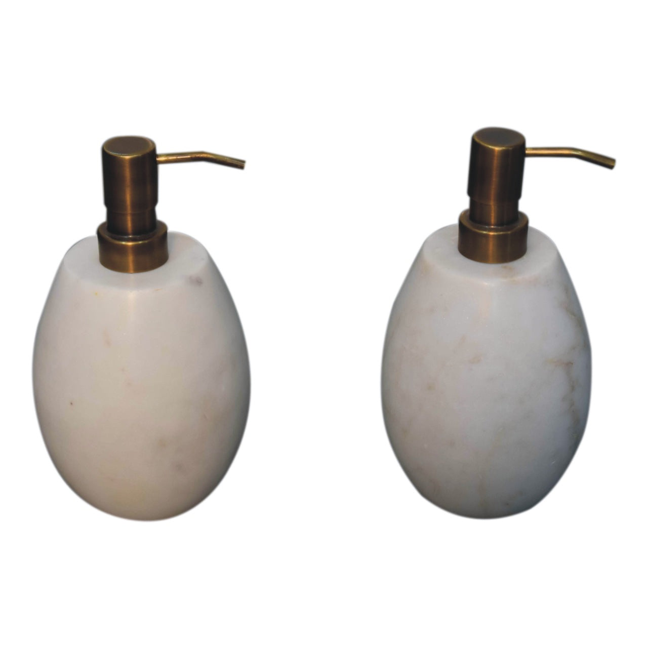 White Marble Soap Dispenser (Set of 2)