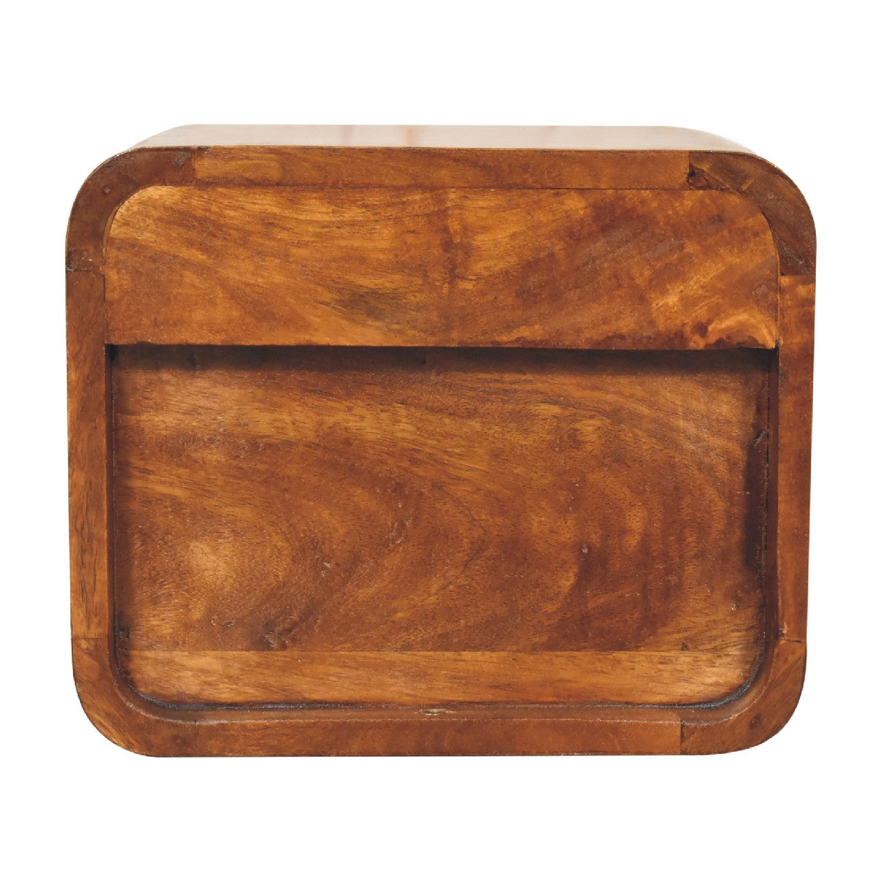 Curved Floating Mini Bedside Shelf