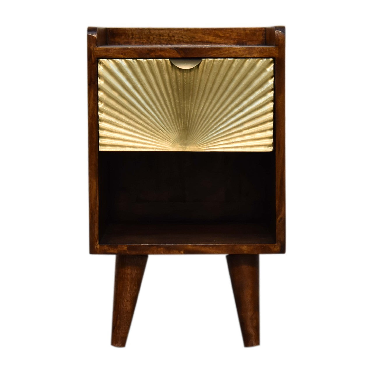 Mini Manila Gold Bedside Table
