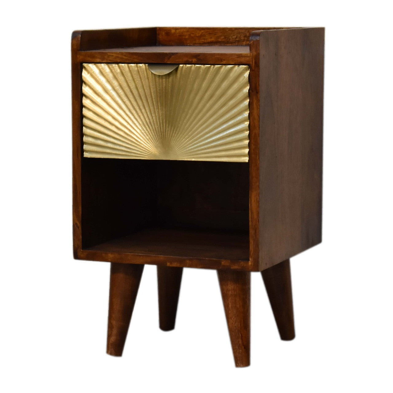 Mini Manila Gold Bedside Table