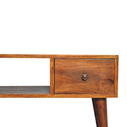 Classic Oak Wood Coffee Table