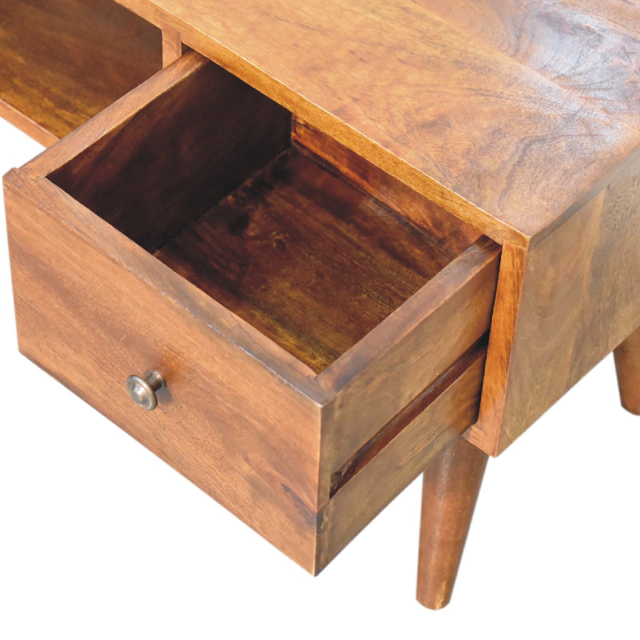 Classic Oak Wood Coffee Table