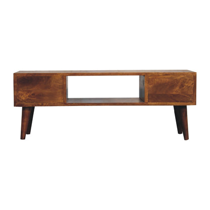 Classic Oak Wood Coffee Table