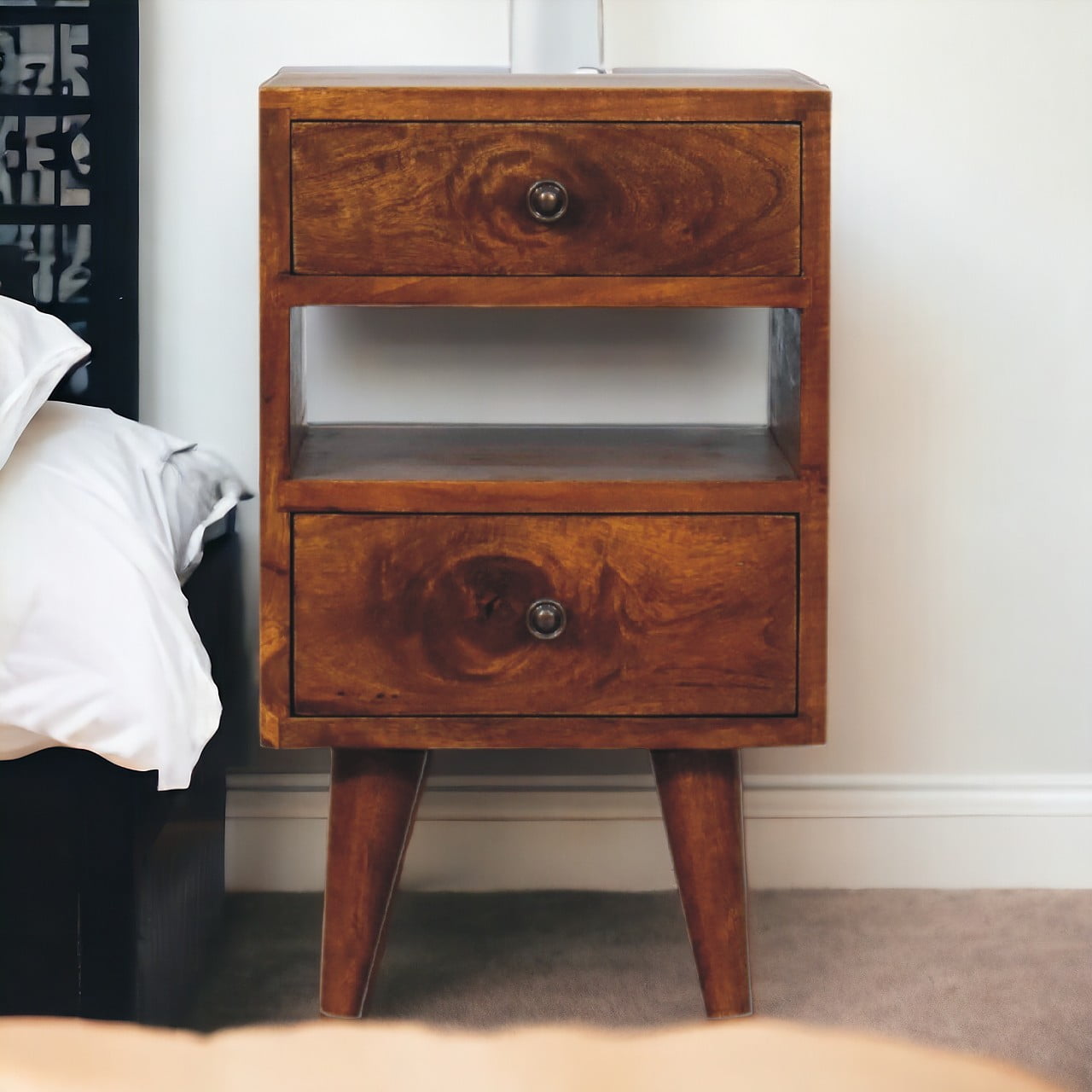Classic Mini Multi Bedside Table