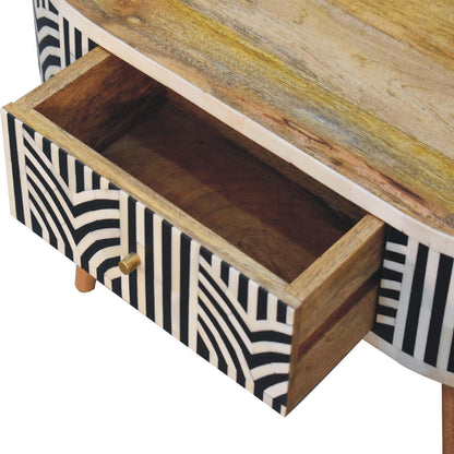 Bone Inlay Coffee Table, top-down view