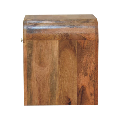 Darcy Bedside Table, three-quarter angle view