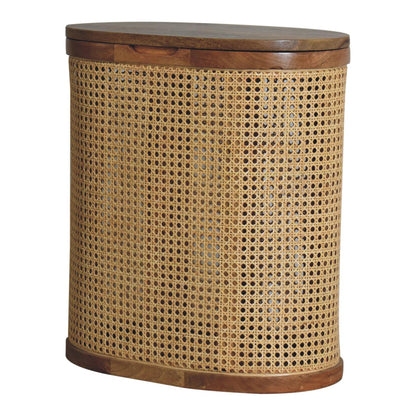 Rattan Lid-up Storage Stool