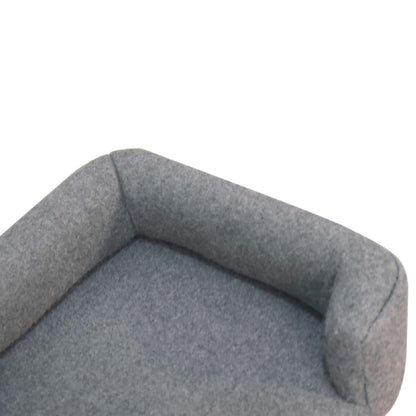 Battleship Tweed Pet Sofa Bed