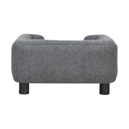 Battleship Tweed Pet Sofa Bed