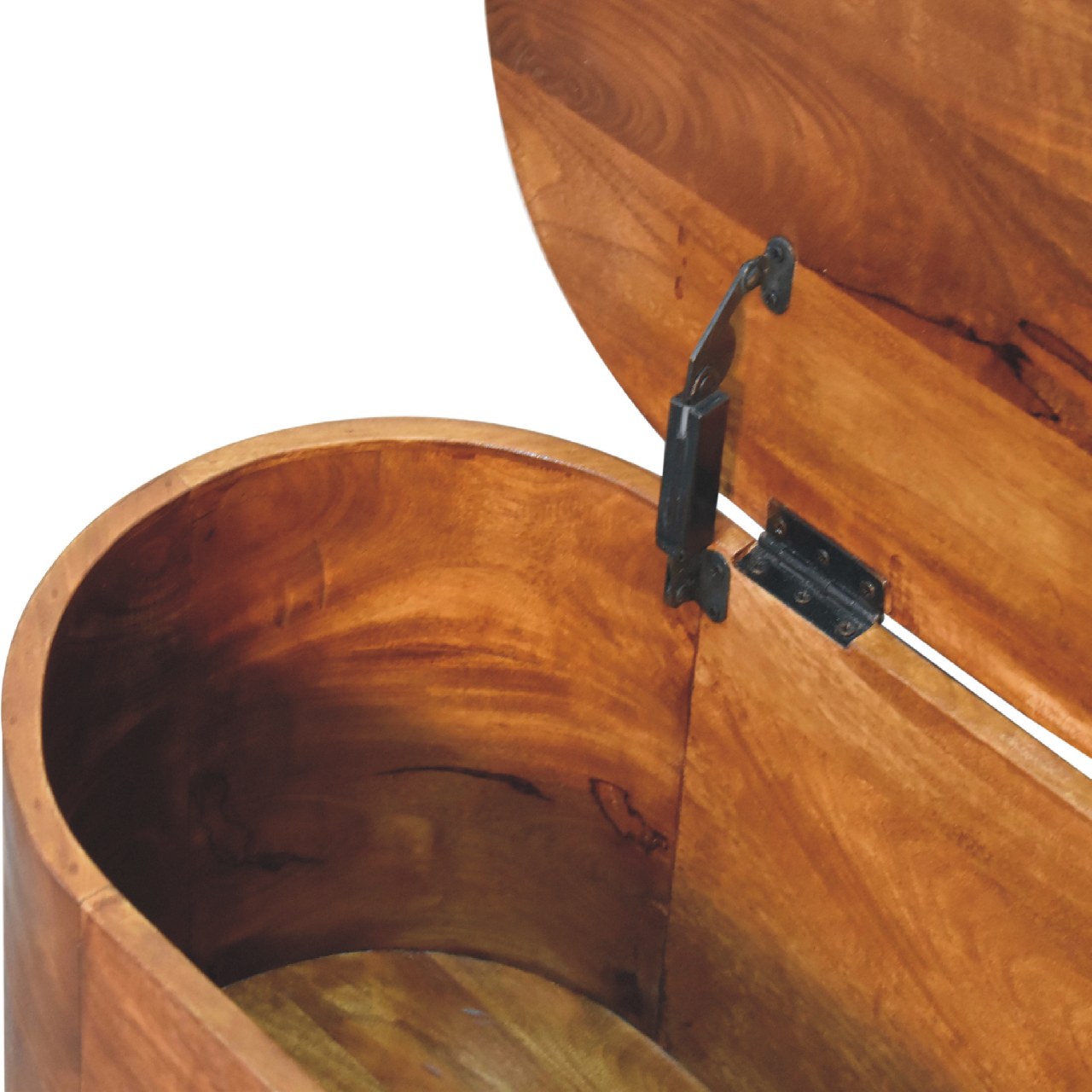 Chestnut Lid up Blanket Box