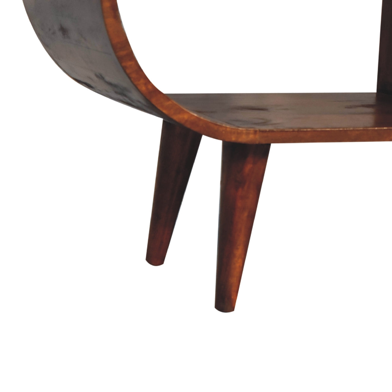 Open Shelf Chestnut Media Unit