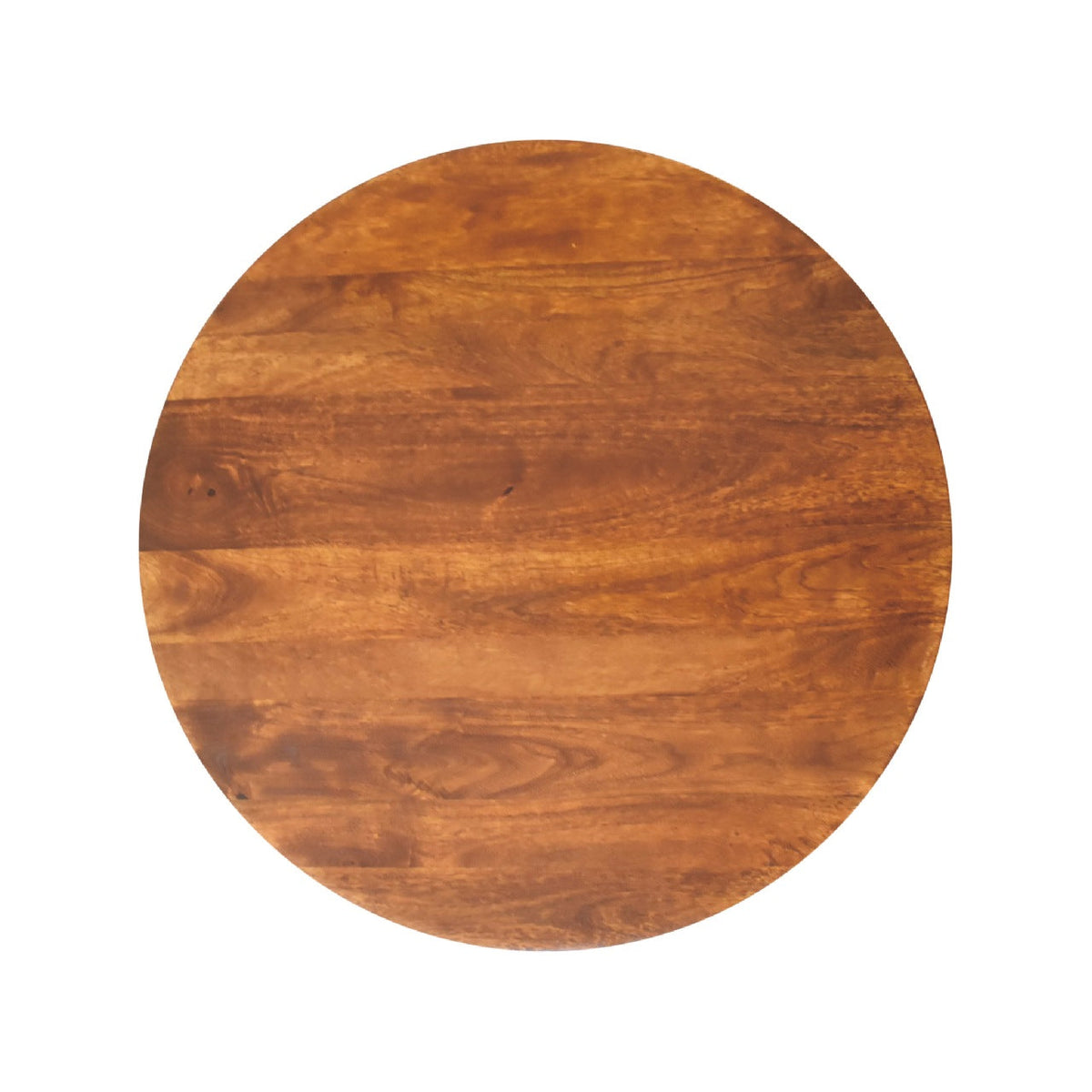Chestnut Ball Coffee Table, close-up of tabletop finish