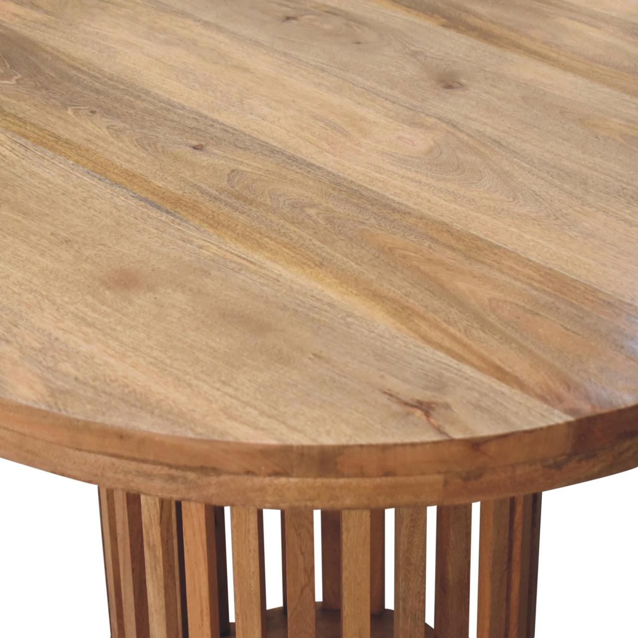 Fringed Round Dining Table