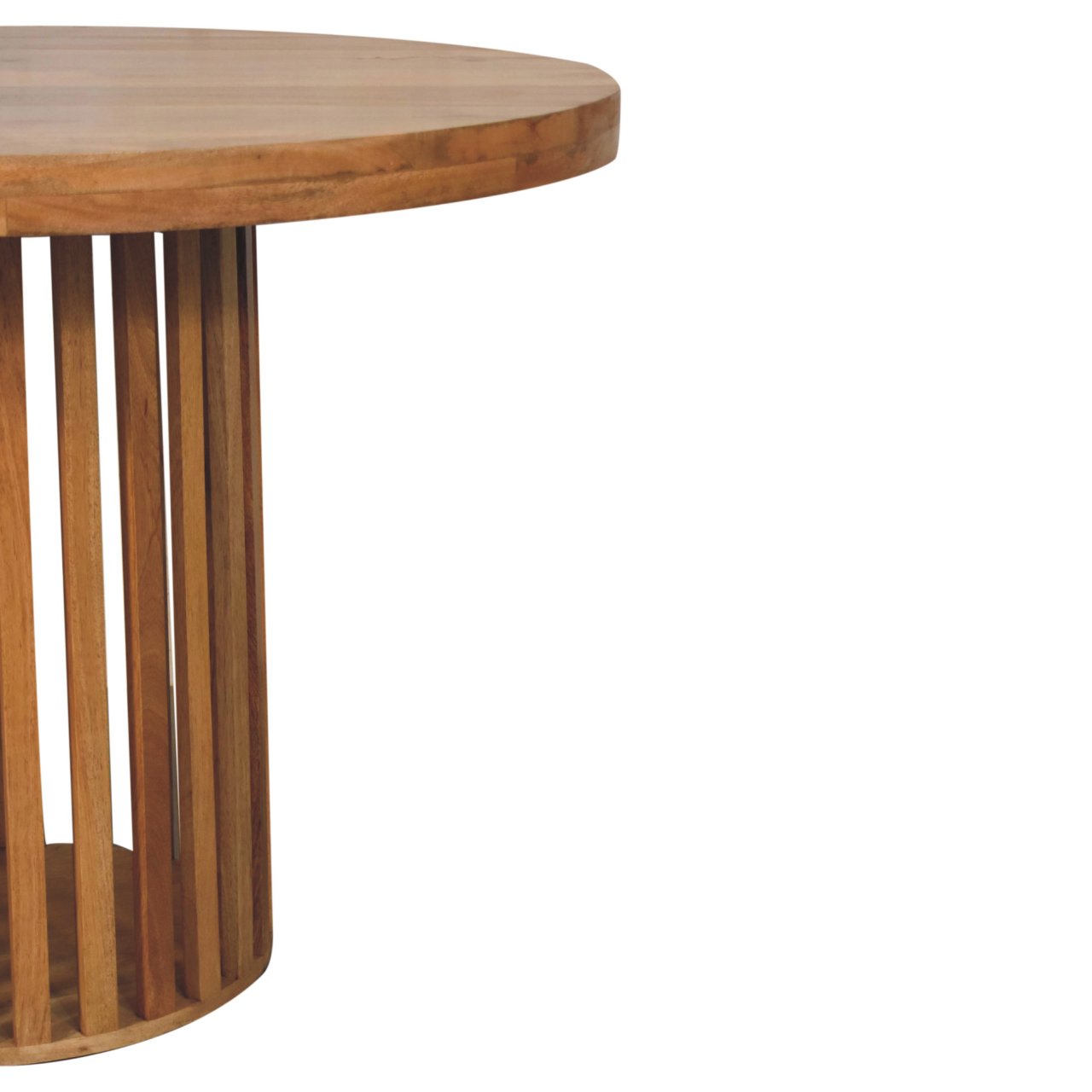Fringed Round Dining Table