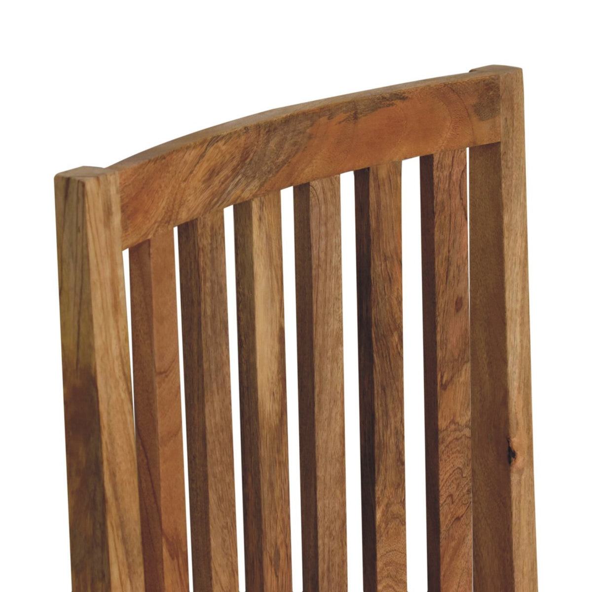 Fringed Dining Chair, back view showing fringed detail