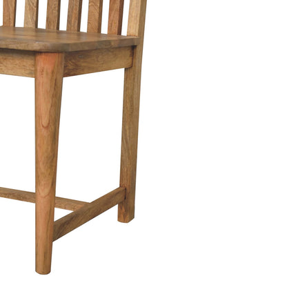 Fringed Dining Chair, three-quarter angle view