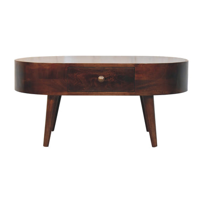 The Walnut Arc Coffee Table