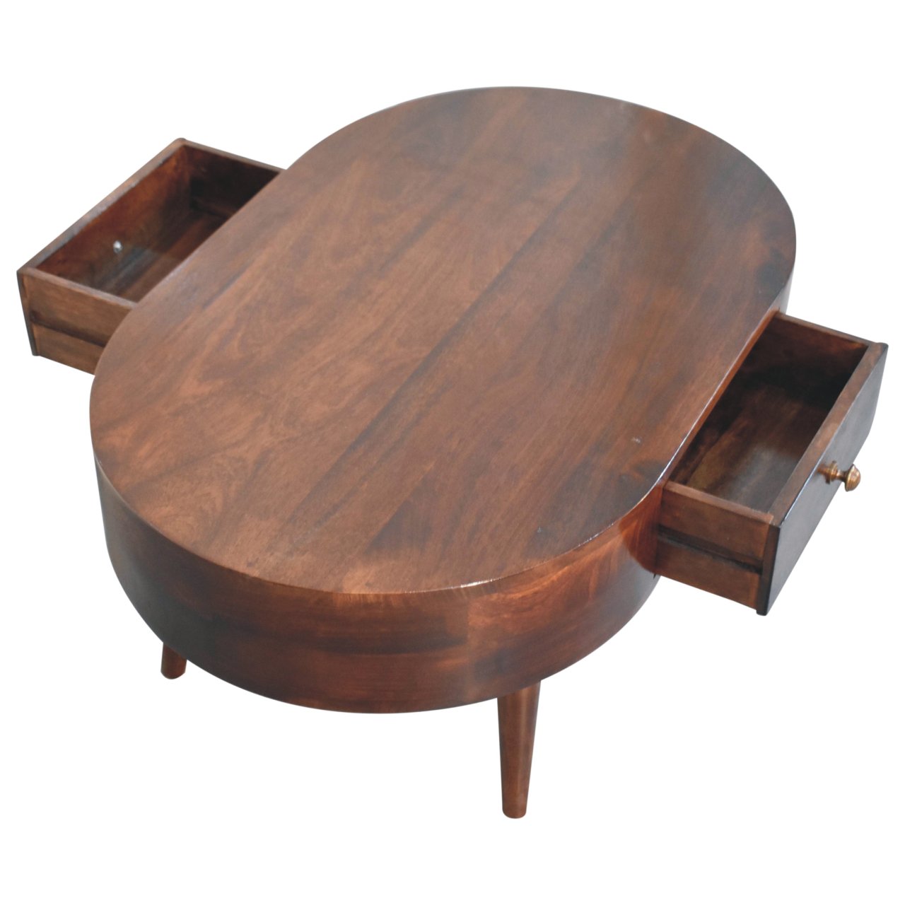 The Walnut Arc Coffee Table