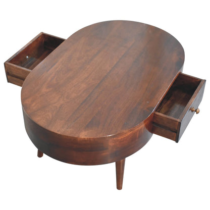 The Walnut Arc Coffee Table