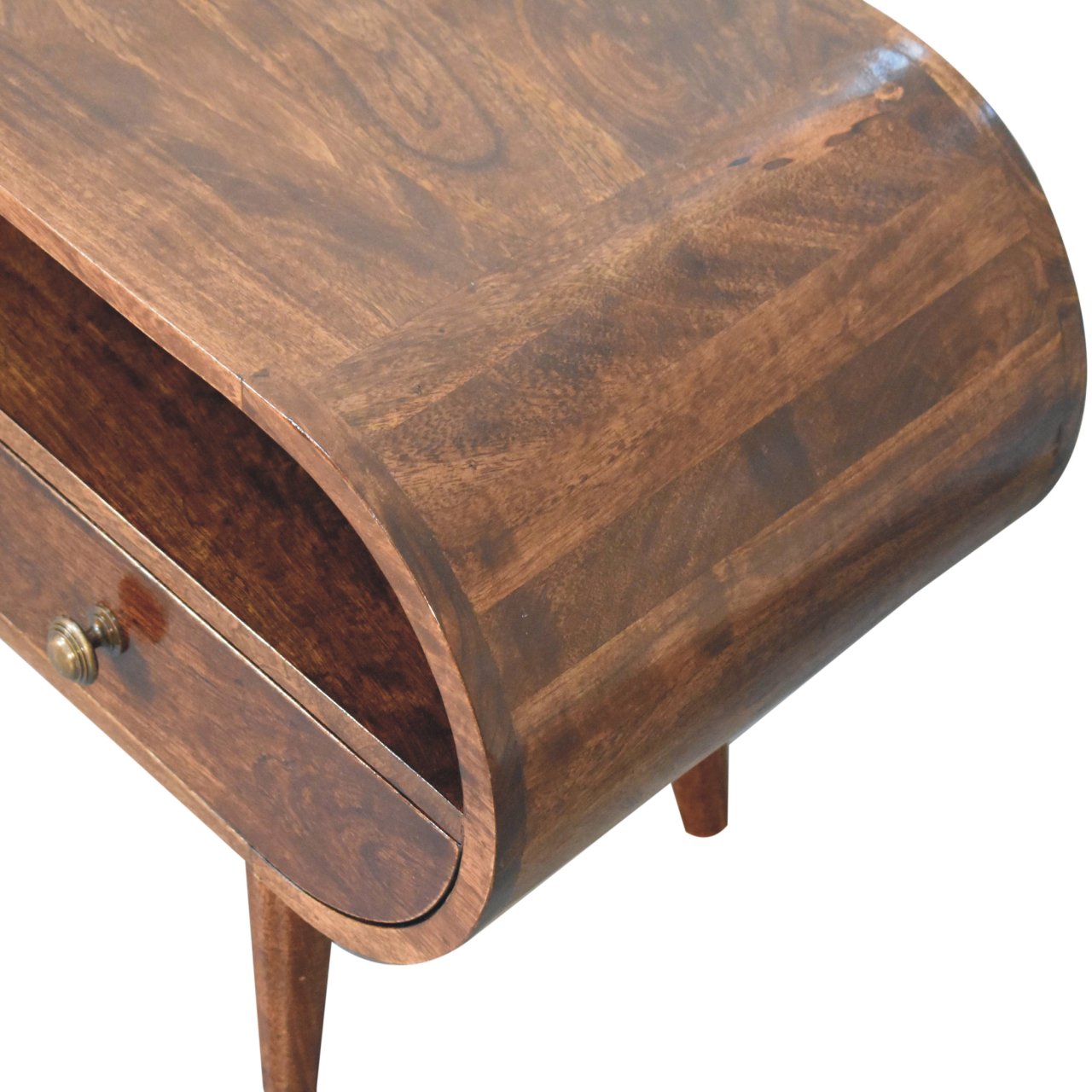 The Walnut Circle Media Stand