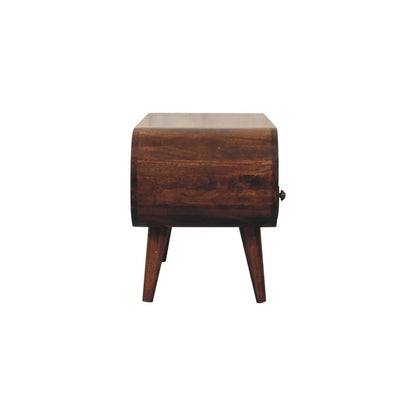 The Walnut Circle Media Stand