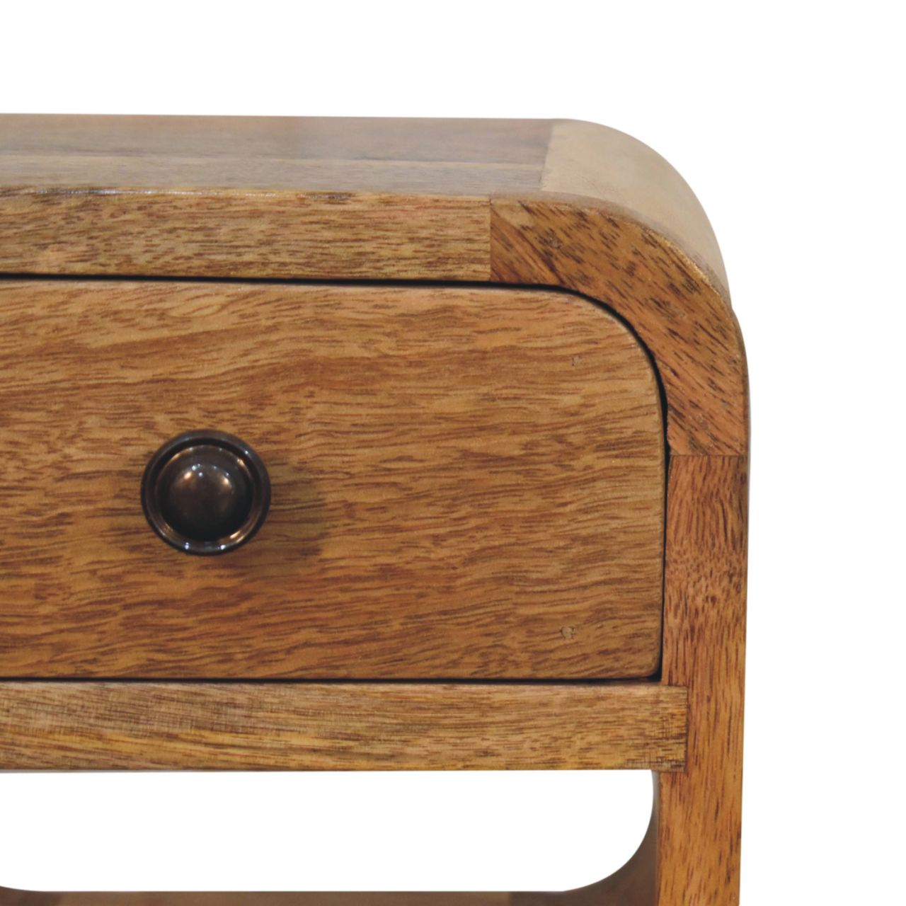 The Curve Mini Bedside in Oak
