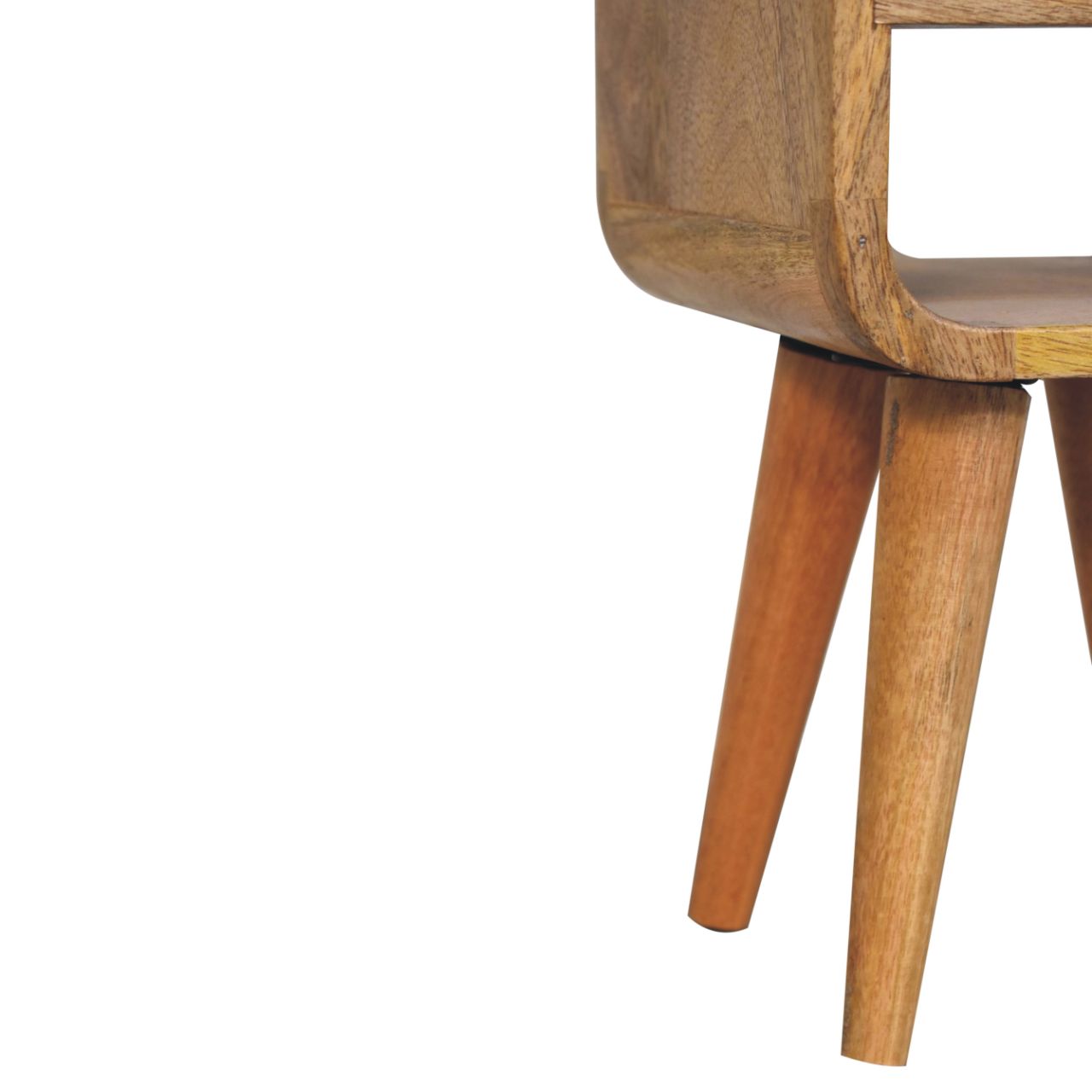 The Curve Mini Bedside in Oak