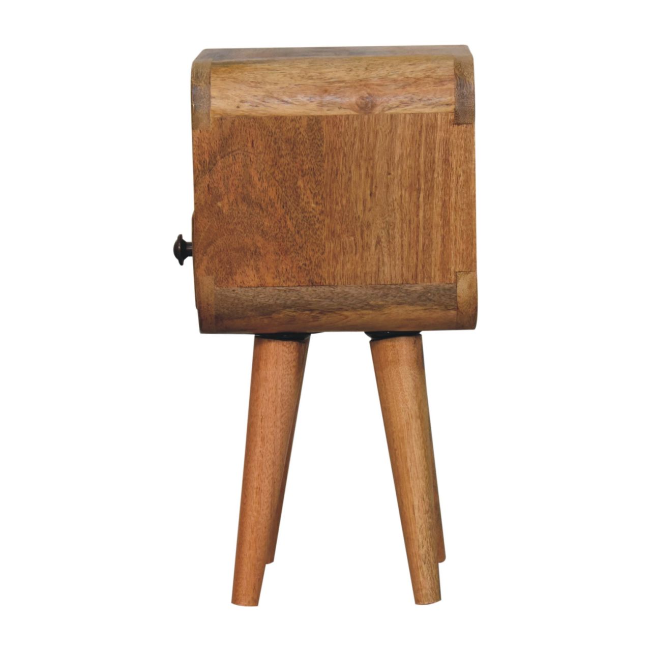 The Curve Mini Open Bedside in Oak