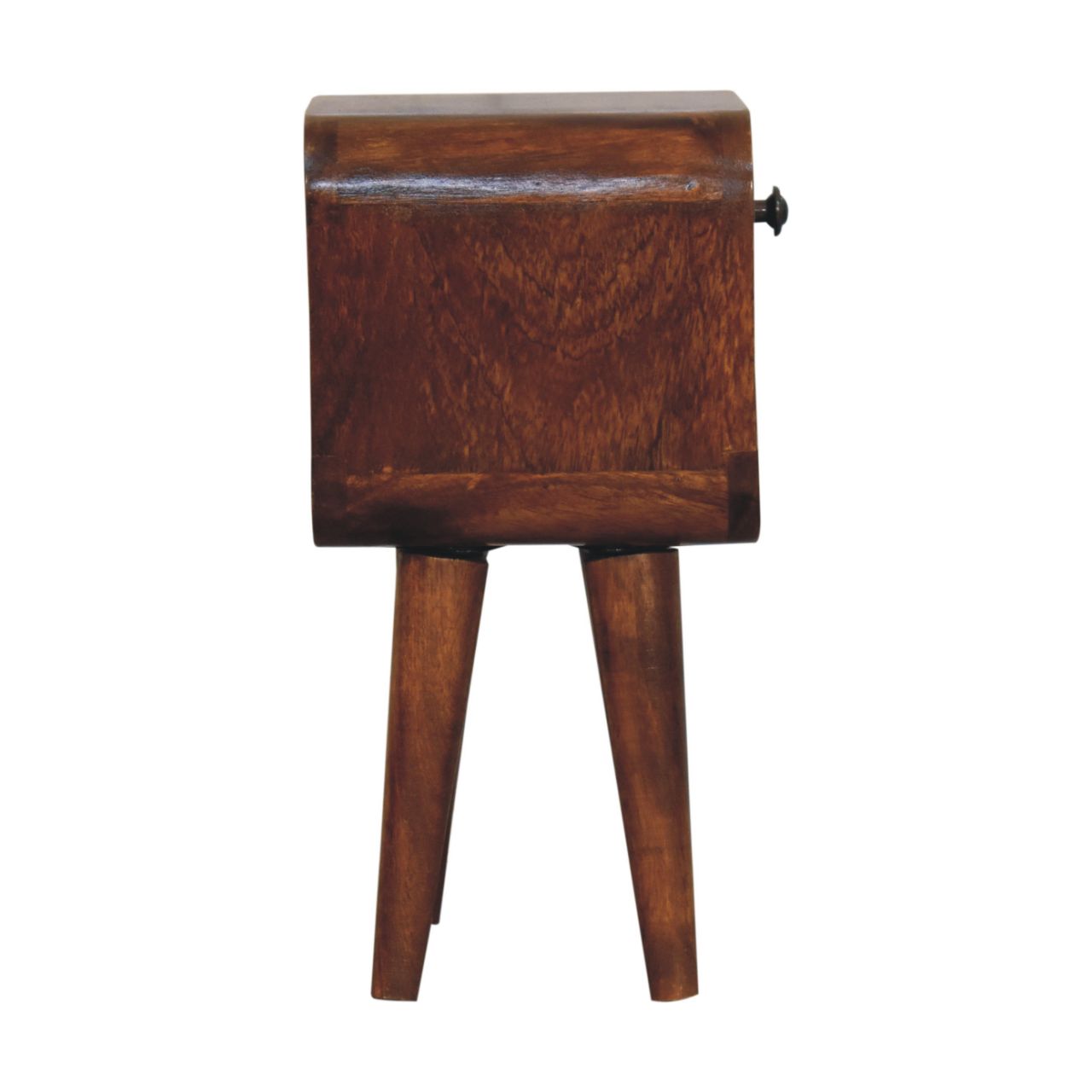 The Curve Mini Bedside in Chestnut