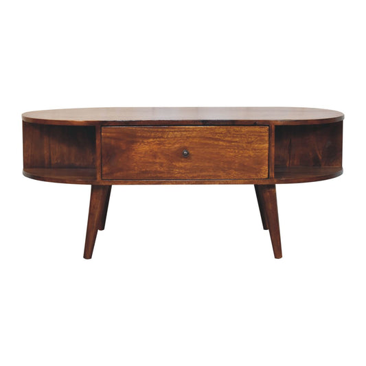 The Chestnut Oval Coffee Table