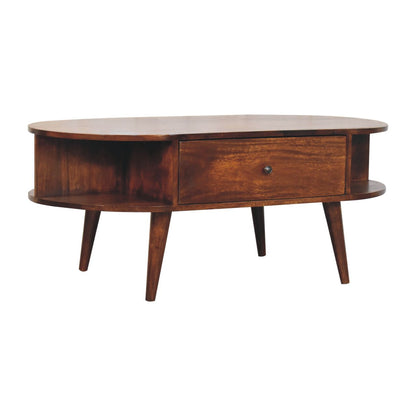 The Chestnut Oval Coffee Table