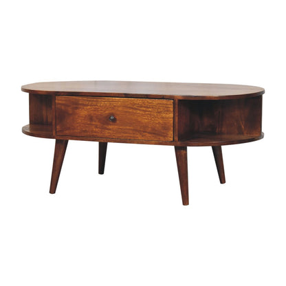 The Chestnut Oval Coffee Table