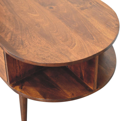 The Chestnut Oval Coffee Table