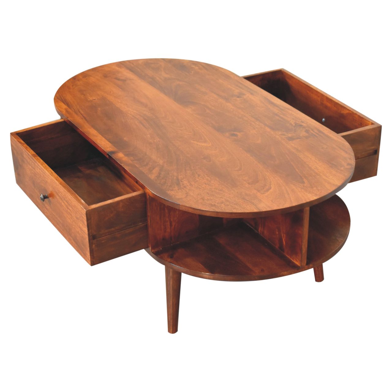 The Chestnut Oval Coffee Table