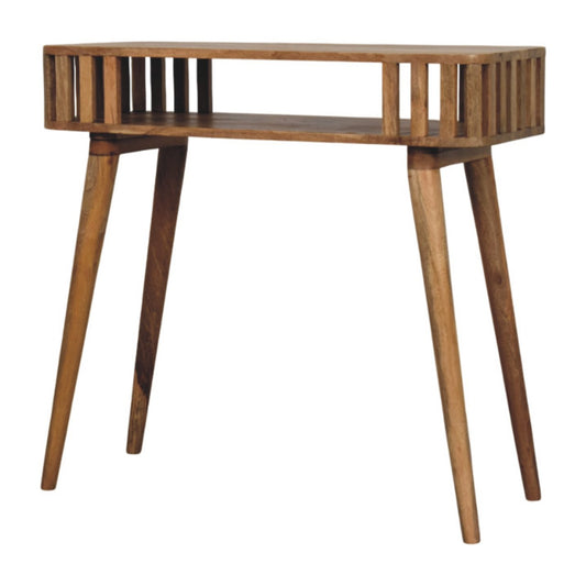 The Slatted Oak Console