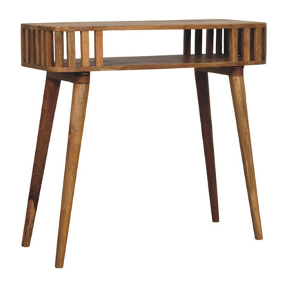 The Slatted Oak Console