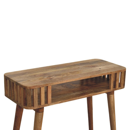 The Slatted Oak Console