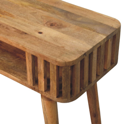 The Slatted Oak Console