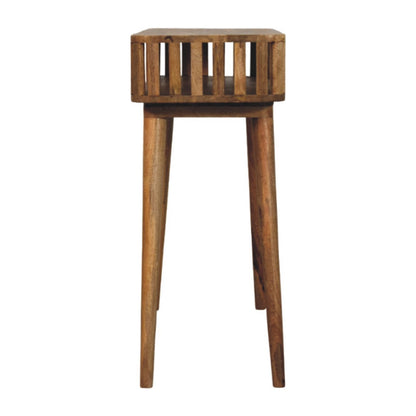 The Slatted Oak Console