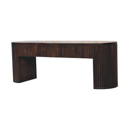 The Fluted Mocha Bench
