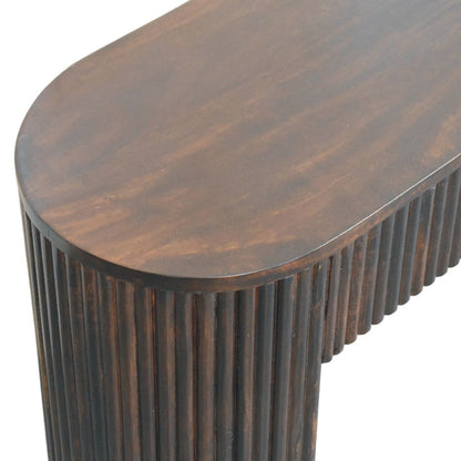 The Fluted Mocha Bench