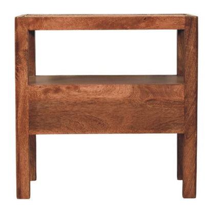 The Saffron Rattan Nightstand