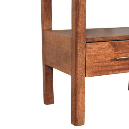 The Saffron Rattan Nightstand