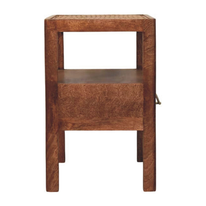 The Saffron Rattan Nightstand