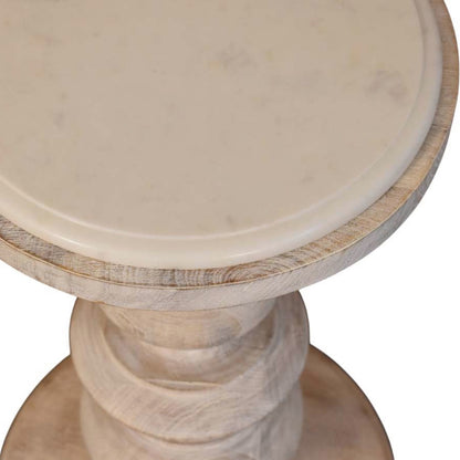 The Bellis Marble Side Table