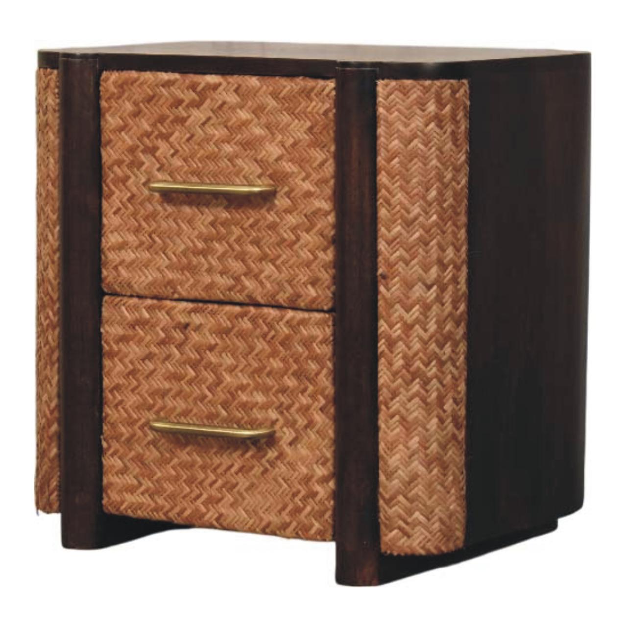 The Havana Rattan Nightstand